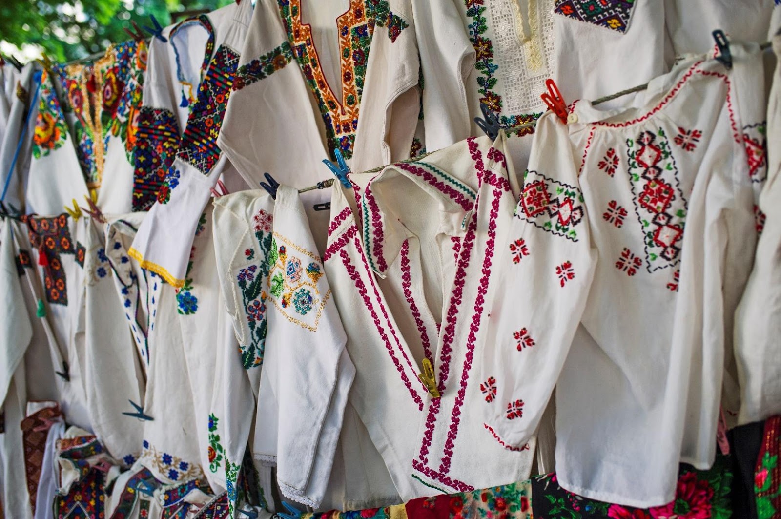 Embroidered apparel and other genuine Ukrainian goods at the Edmonton Ukrainian festival | Edmonton UFest | Stawnichy’s Mundare Sausage